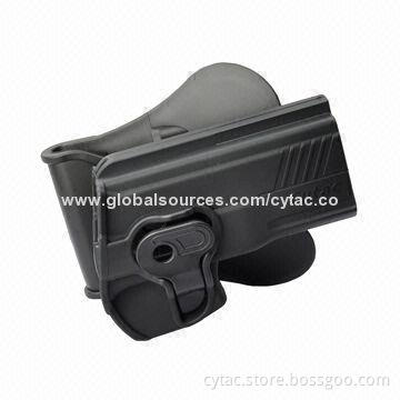 Taurus PT809 pistol holster, designed with polymer, soft silicone paddle, release button